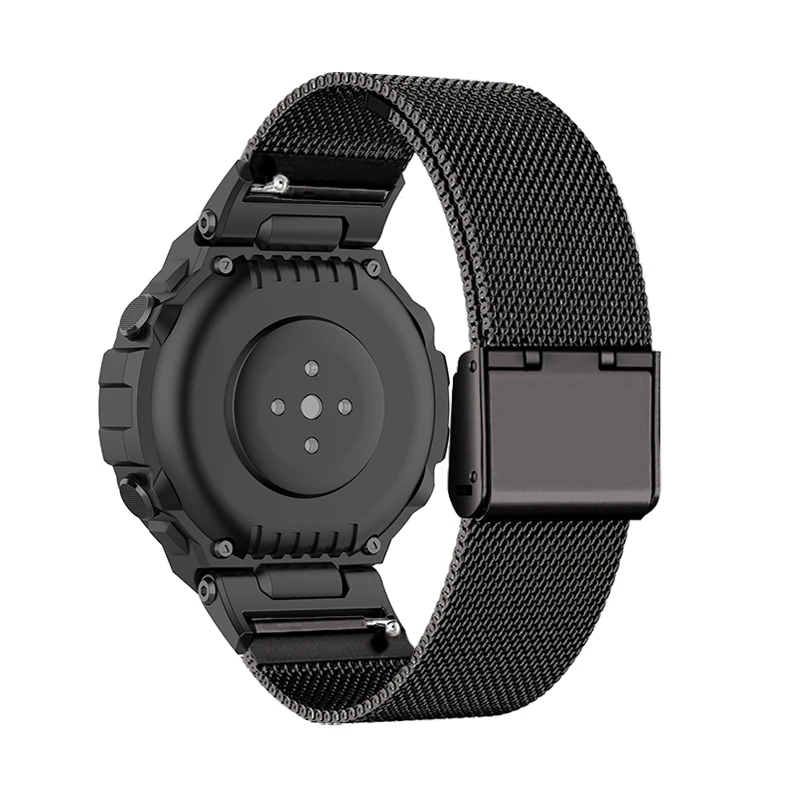 New Luxurious Stainless Metal Steel Band For Amazfit T Rex Pro Smart Watch Strap Metal Bracelet For Xiaomi Huami Amazfit T Rex2