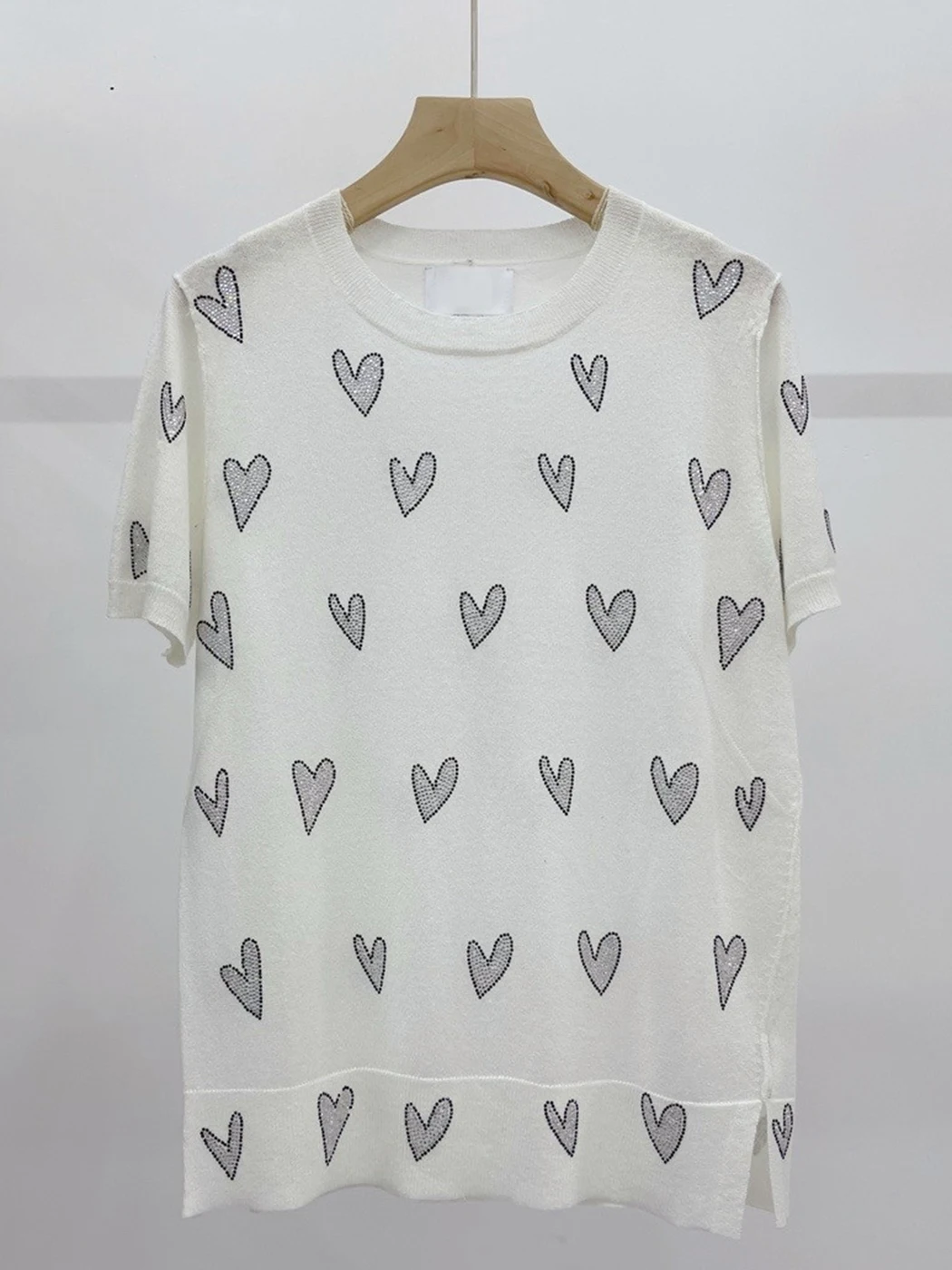 

Pirate Hippie Heart Beading T-shirts Woman Linen Breathable Tee Shirts Femme 2022 Summer Casual Vintage Classic Tshirts Tops