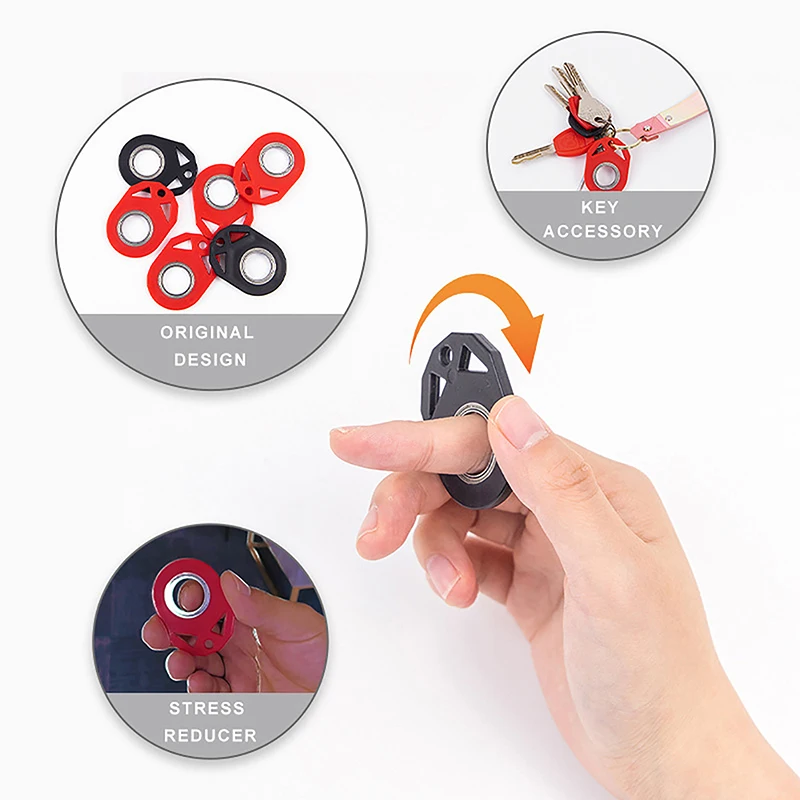 

Creative Fidget Spinner Toy Keychain Hand Spinner Anti-Anxiety Toy Relieves Stress Finger Spinner Keychain Bottle Opener Kids To