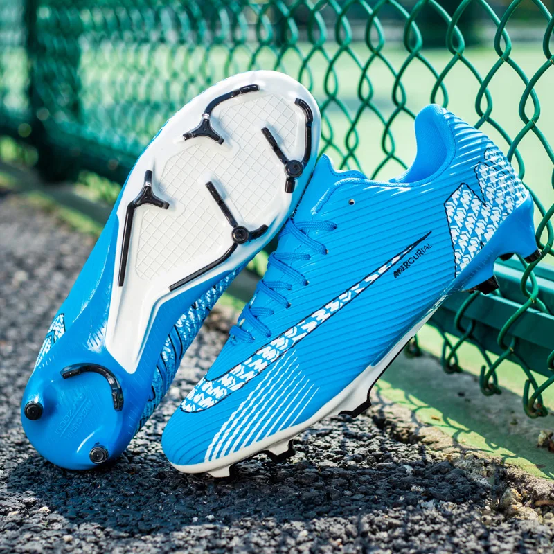 SENAGE Men Professional Football Boots Outdoor Sports Training Soccer Shoes Futsal Grass Cleats Non-Slip Soccer Sneakers