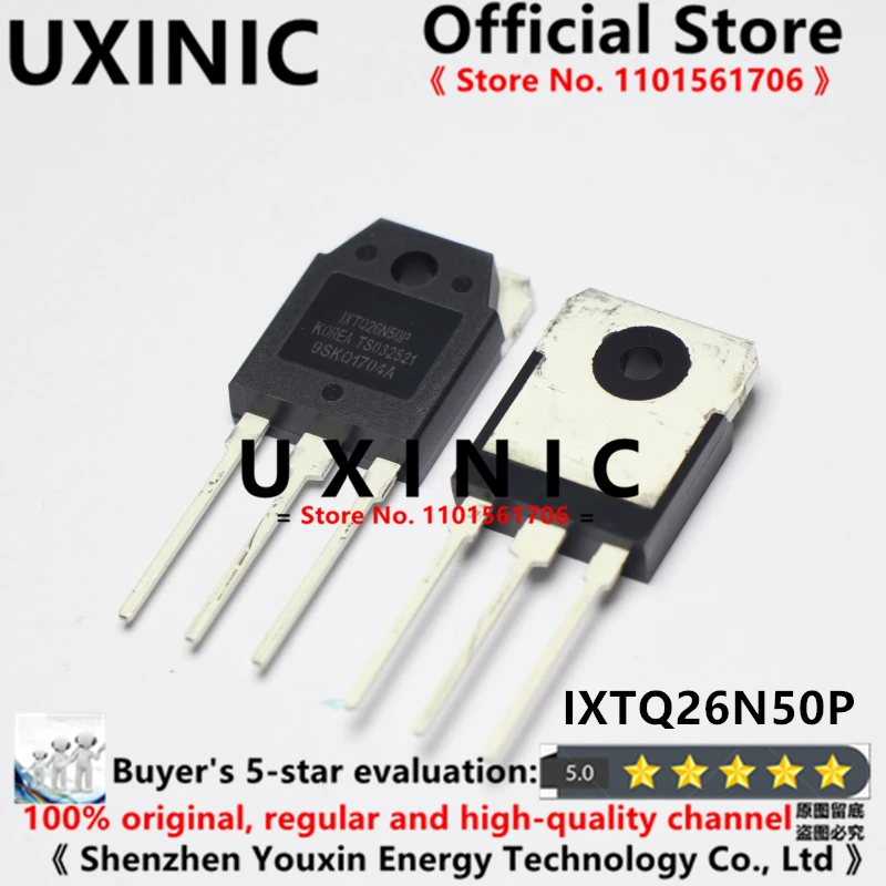 

UXINIC 100% New Imported Original IXTQ26N50P IXTQ26N50 26N50 TO-247 FET 26A 500V