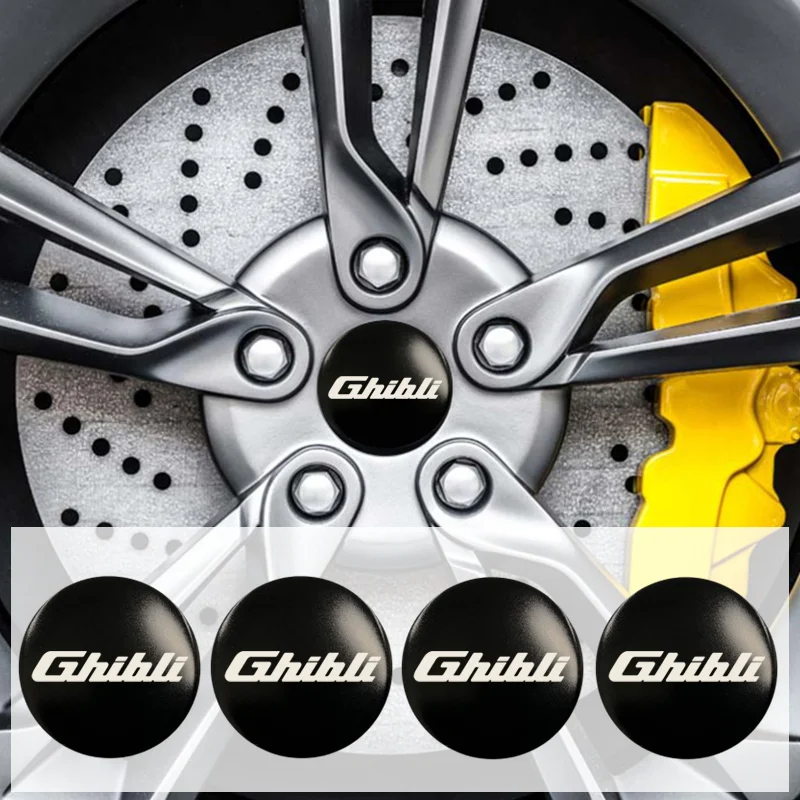 4 шт. 56/60/65 мм центральные наклейки на автомобильные колеса для Maserati ghiдоступ с