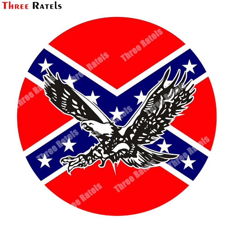 

Three Ratels B392 PVC Decal Egle Flag Waterproof Car Sticker