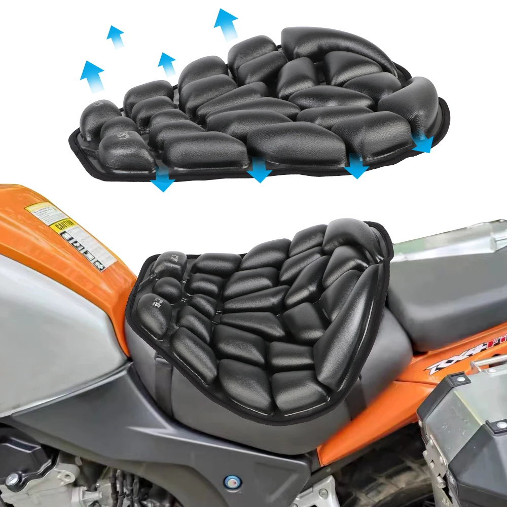 

Универсальный 3D чехол для подушки мотоциклетного сиденья, водонепроницаемый Противоскользящий дышащий амортизатор