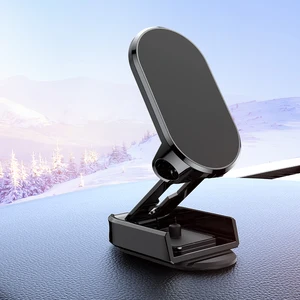 new style creative foldable magnetic car phone holder for universal phones magnetic car phone holder soporte para celular free global shipping