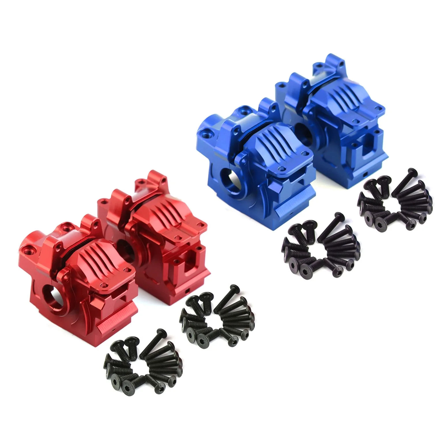 

2pcs 6880 6881 Metal Front and Rear Differential Housing for 1/10 Traxxas Slash 4X4 VXL Rustler Stampede Hoss Upgrade Parts