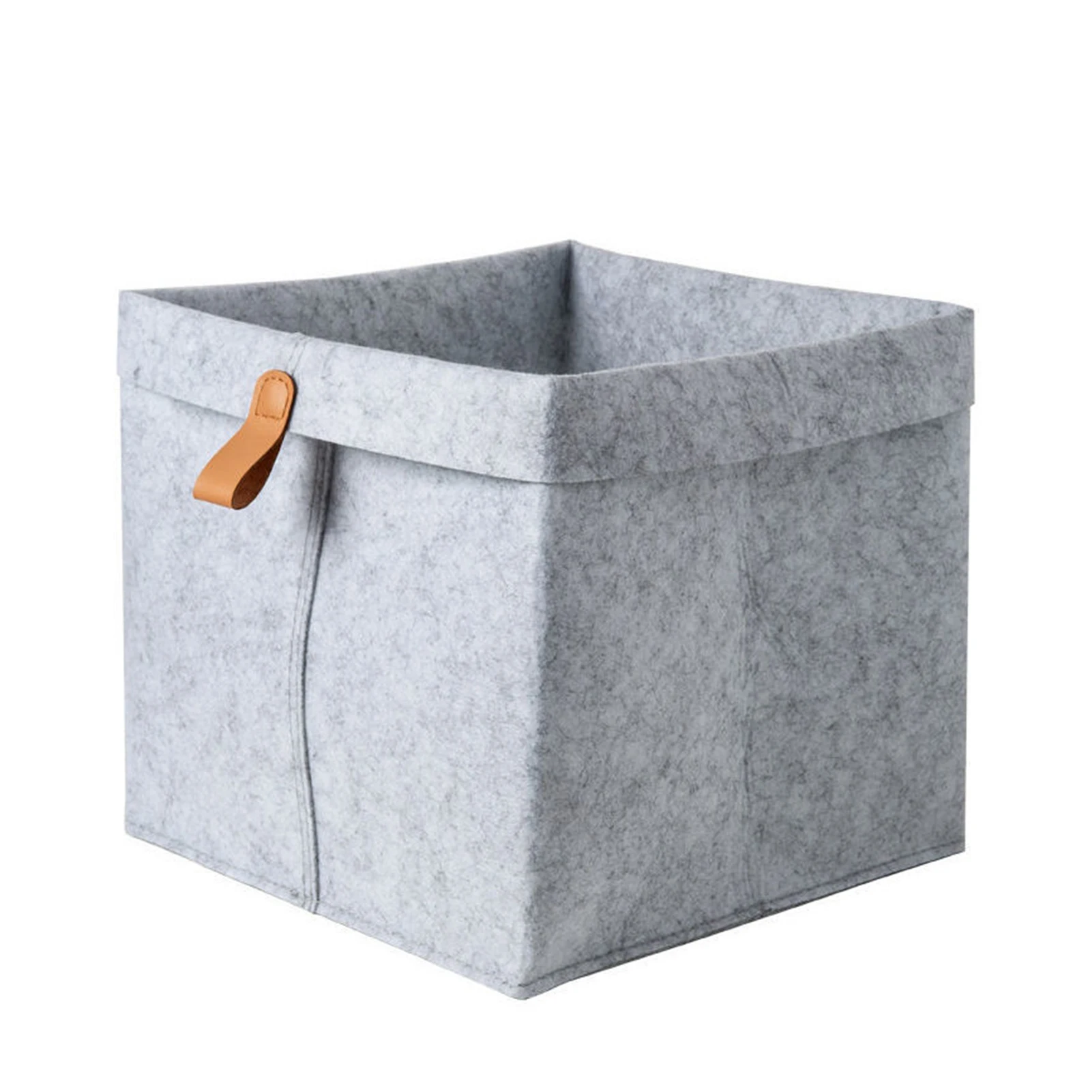 

Корзина для хранения из мягкого войлока, настольный органайзер для офиса, большая емкость, с ручкой, отдельно стоящая, для грязной одежды, го...