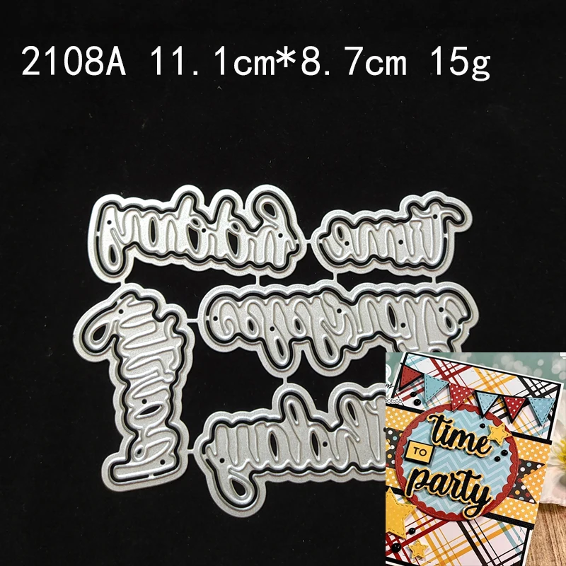 

Металлические Вырубные штампы в виде надписи «День рождения», форма для вырезания карточек, скрапбукинга, бумаги, рукоделия, ножа, форма, ле...