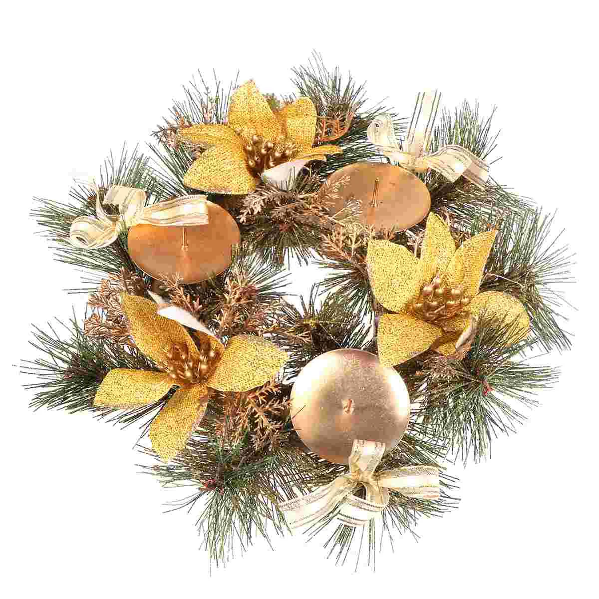 

1pc Wreath Lightweight Creative Christmas Wreath for Home Banquet Party
