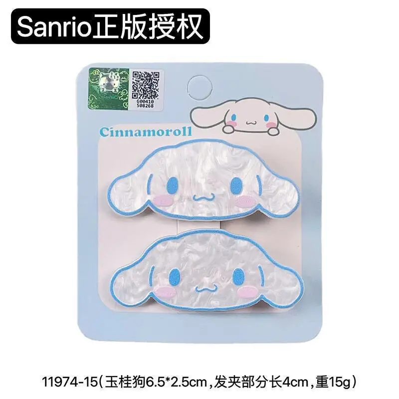 Милая искусственная челка с зажимом My Melody Kuromi Cinnamoroll Purin аксессуары для волос