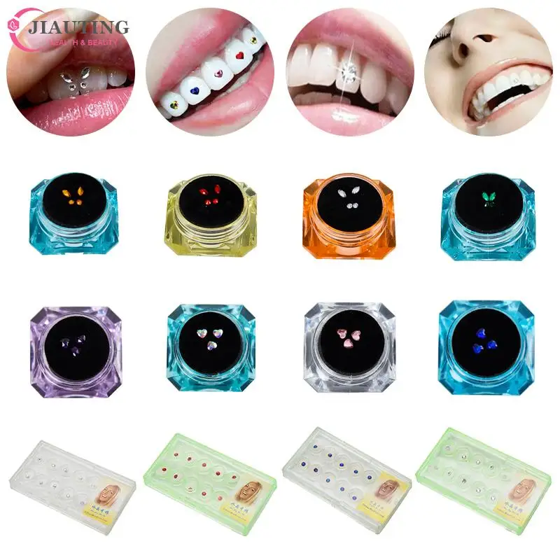 

3 шт./коробка, декоративные кристаллы для зубов