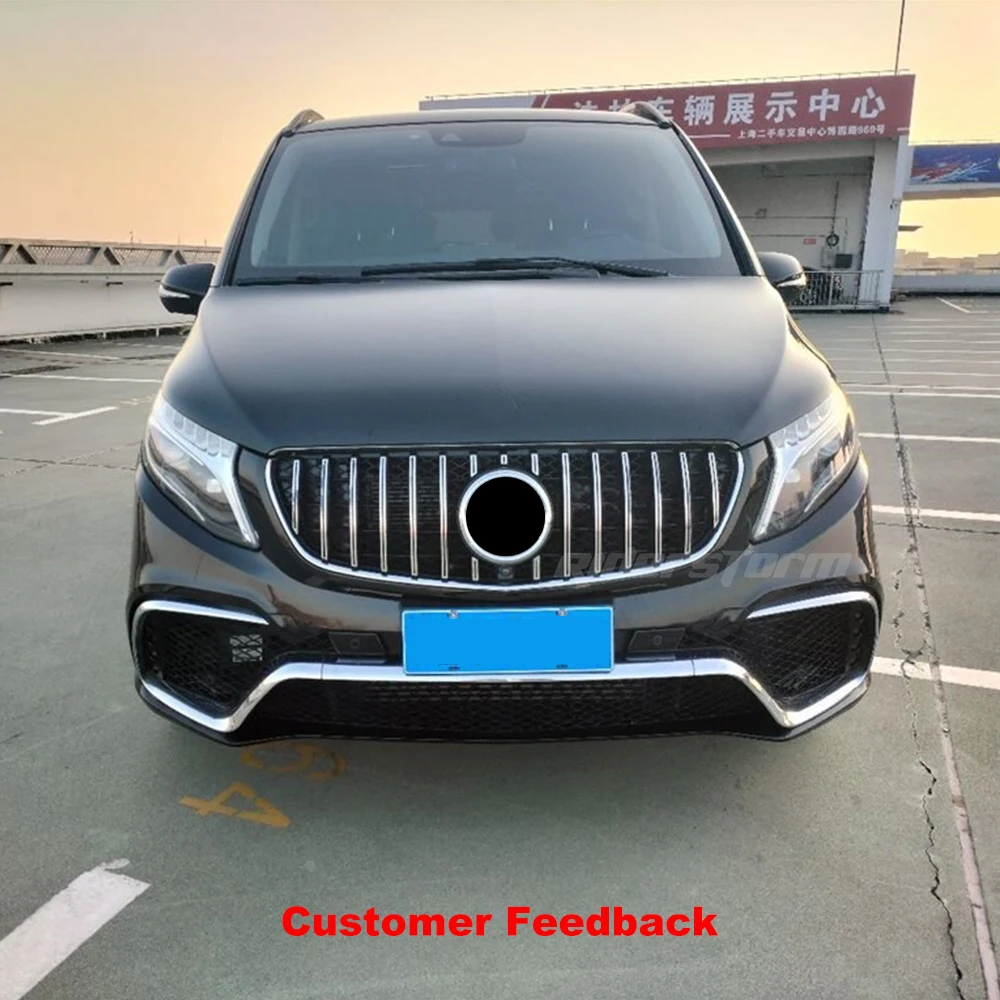 Сетчатая решетка для V-класса 2015-2018 в W447 GT V260 V250 гоночная пластиковая с сеткой V220