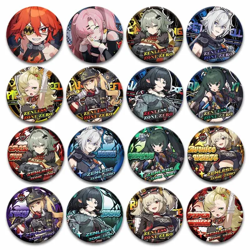 Zenless Zone Zero аниме брошь булавки Ellen Joe Nicole Demara Corin Wickes мультфильм косплей значок