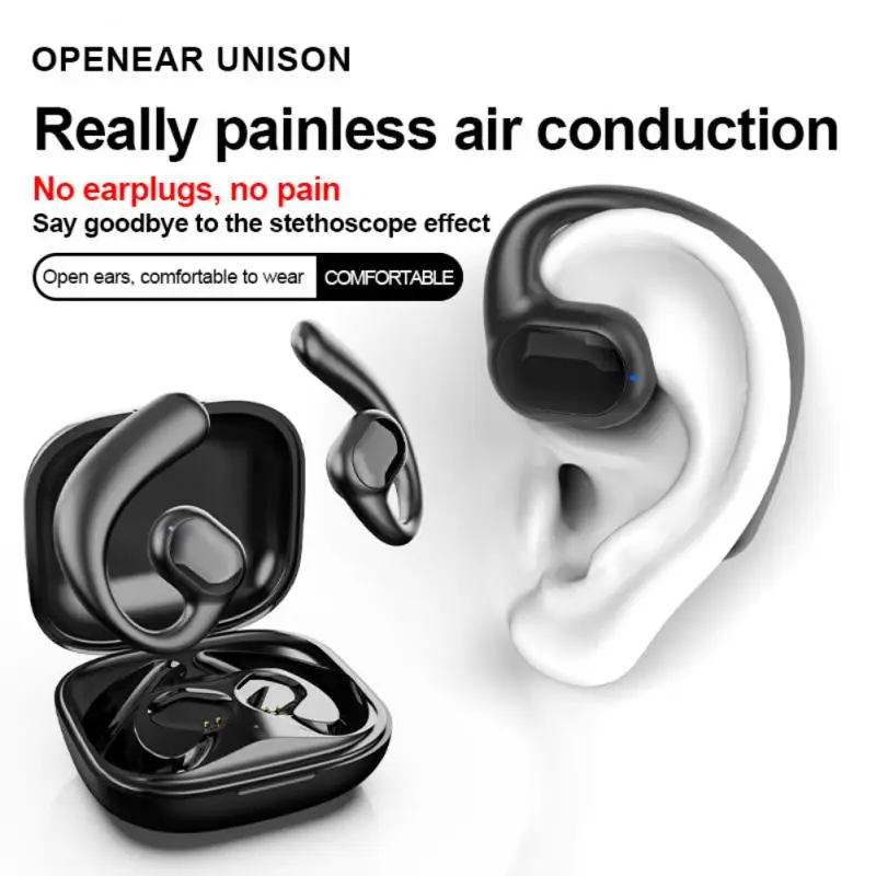 

With Charger Box Wireless Headphones Waterproof 9d Stereo Surround Earhooks Hifi In-ear Headset For Xiaomi Tws Earbuds