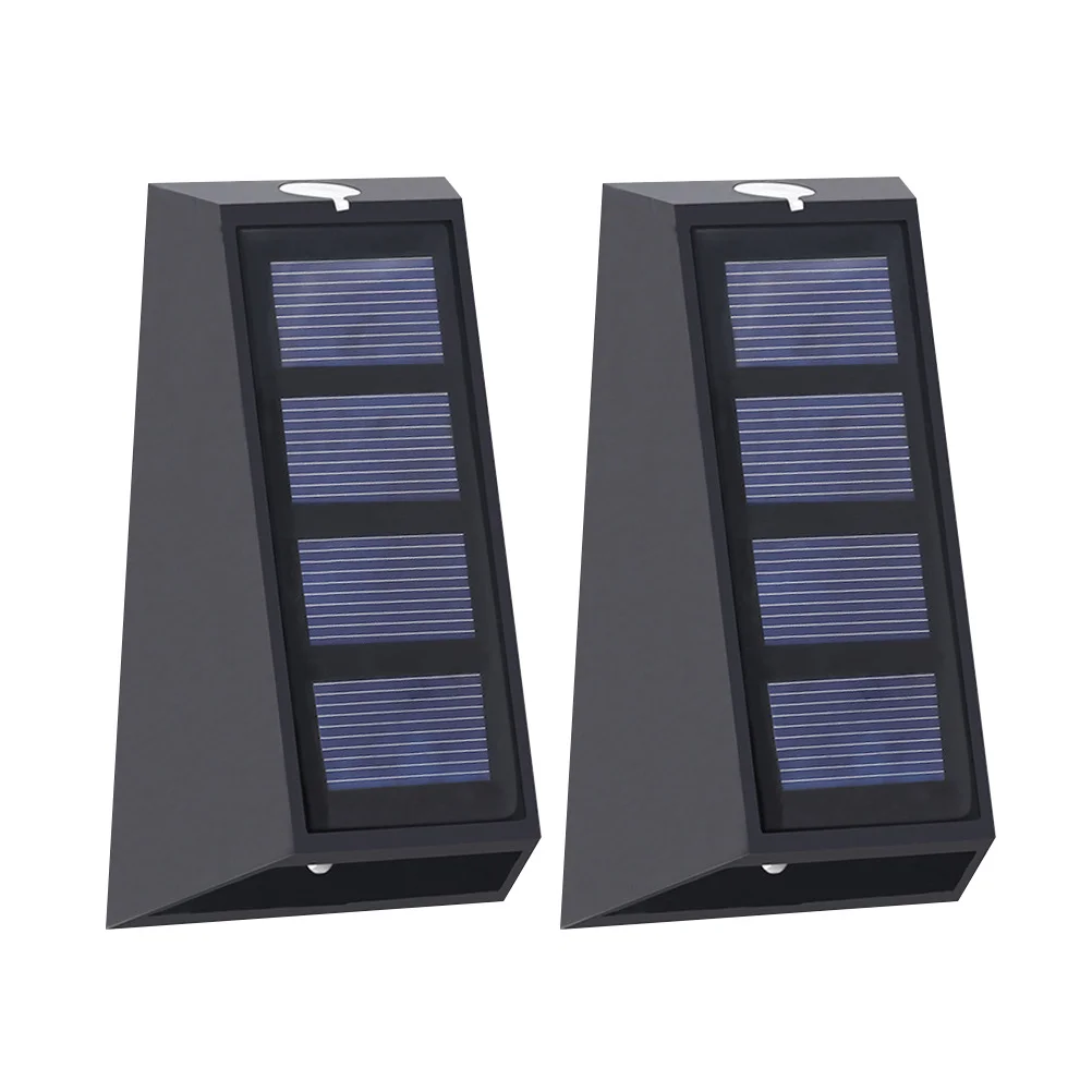 

2pcs Solar Wall Light Sunlight Wall Lamp Waterproof Night Light LED Solar Light
