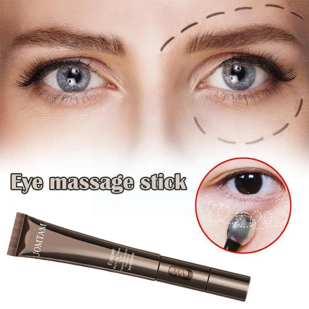 

2 In 1 Gold Caviar Eye Cream Electric Massager Anti Age Dark Care Serum Eye Massage Circles Remove Vibration P0w9 Roller X4g3
