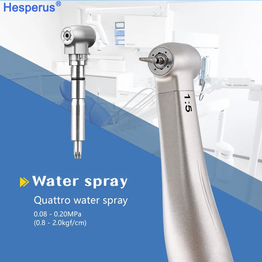 Den tal 1:5 Низкоскоростная кнопка Наконечник Увеличение красного кольца