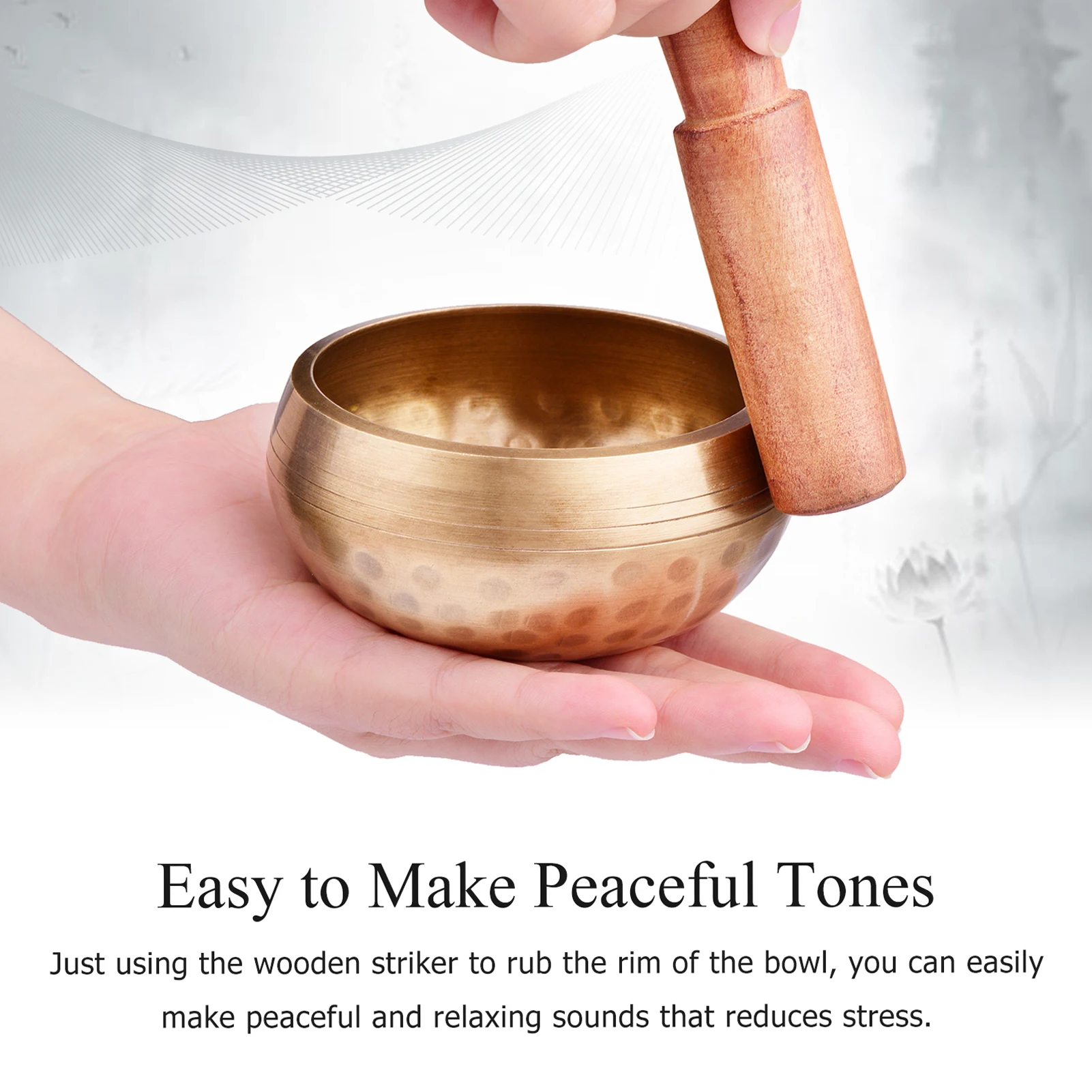 Набор Тибетских Поющих Чаш Со Звуковым Исцеляющим Чашей Мягкая Подушка