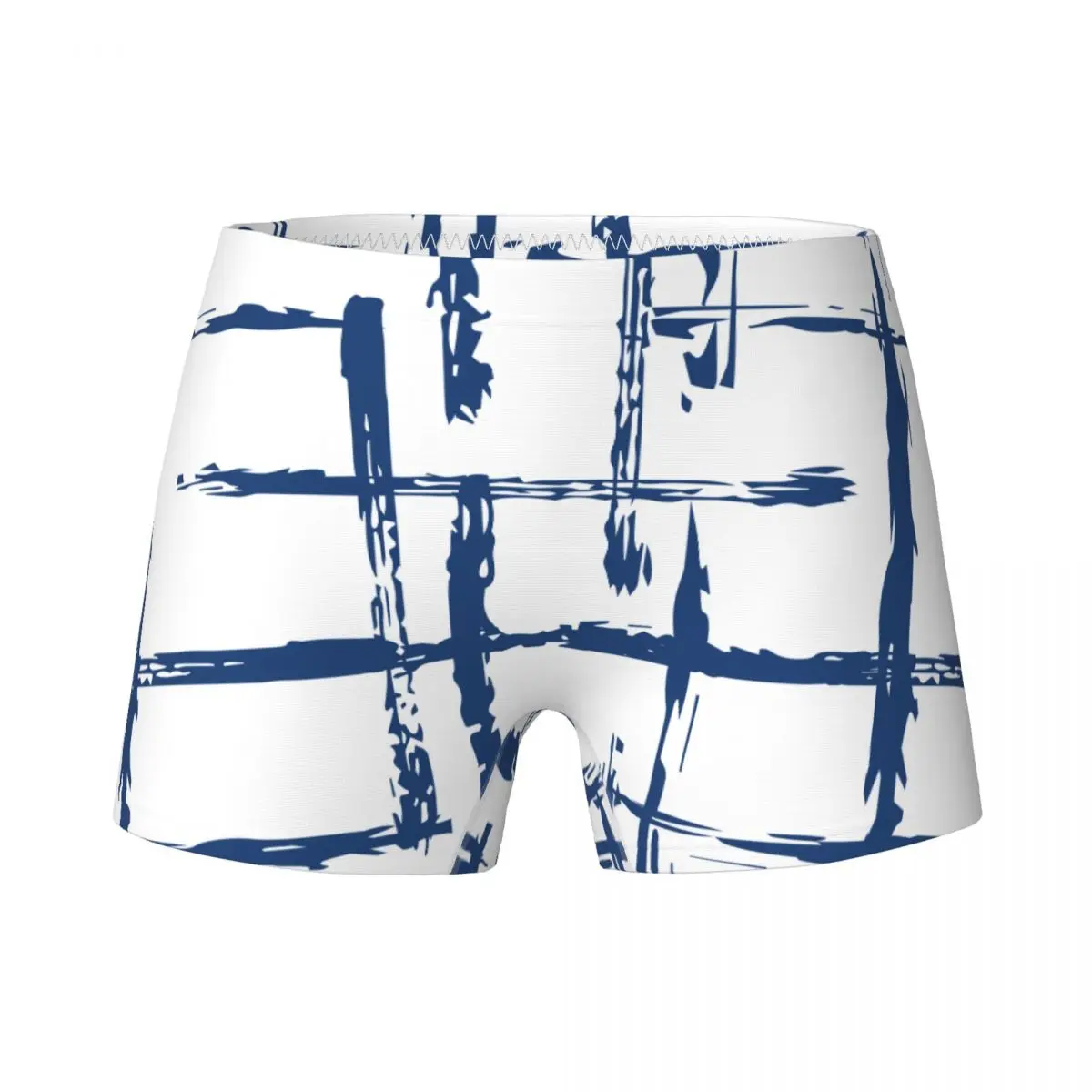 

Stripe Plaid Children's Girls Underwear Kids Boxer Briefs Pure Cotton Teenage Panties Simple Blue Underpants For 4-15Y