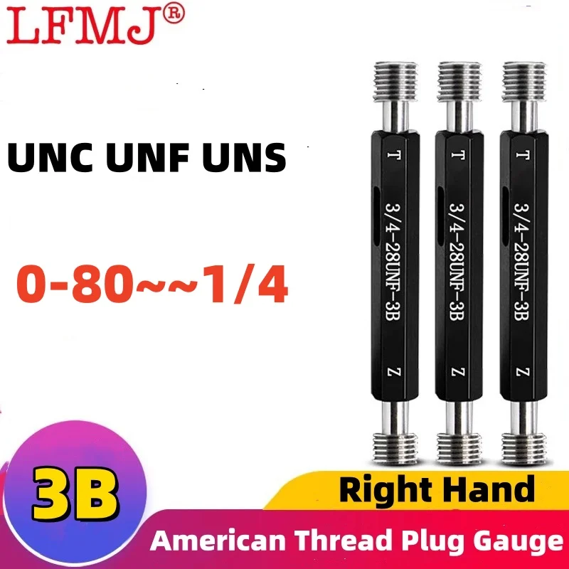1 шт. измерительный прибор 3B для резьбы стальной американский стандарт тонкий UNC
