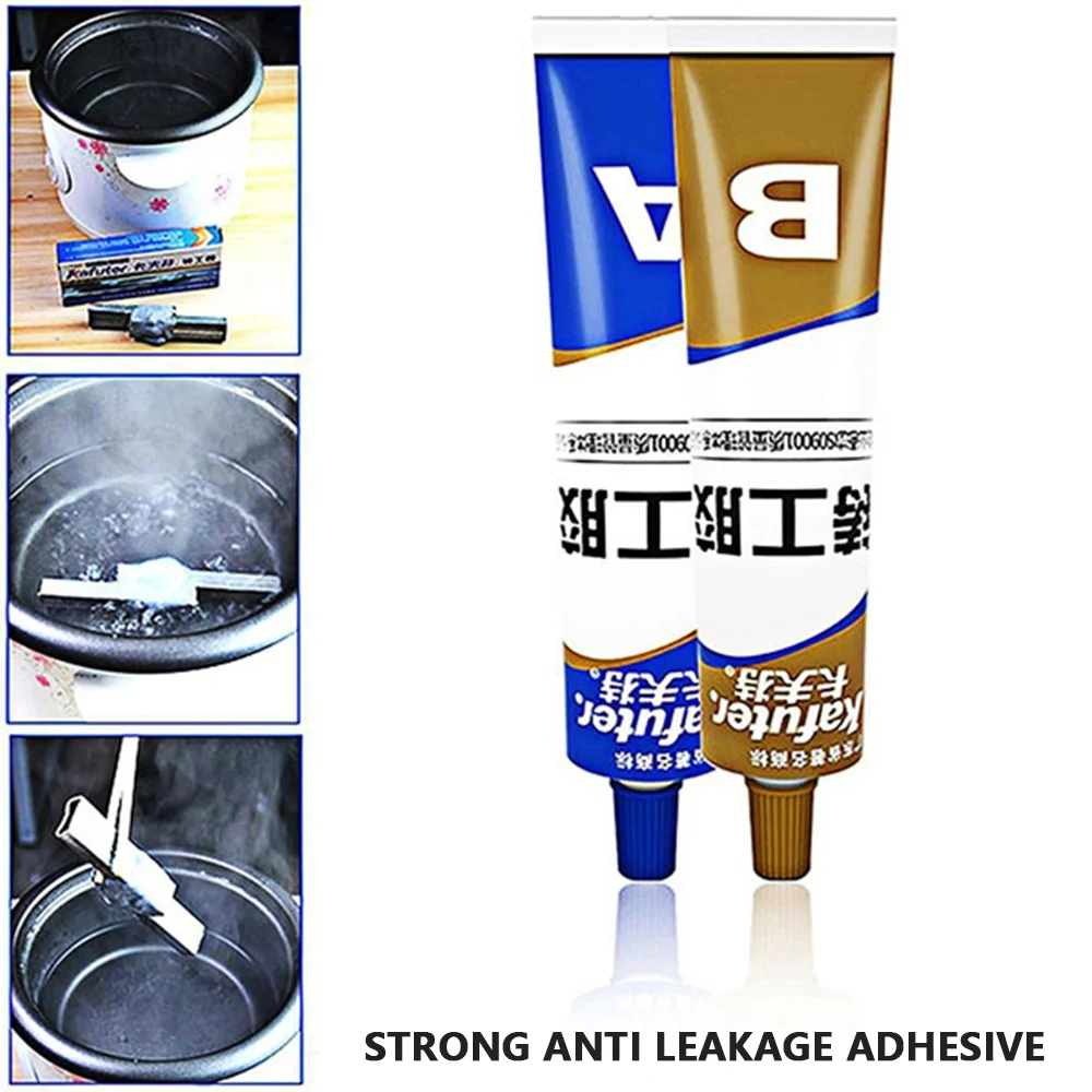 

New AB Metal Repairing Adhesive Glue Industrial Repair Paste Super Leakage Cold Weld Casting Paste