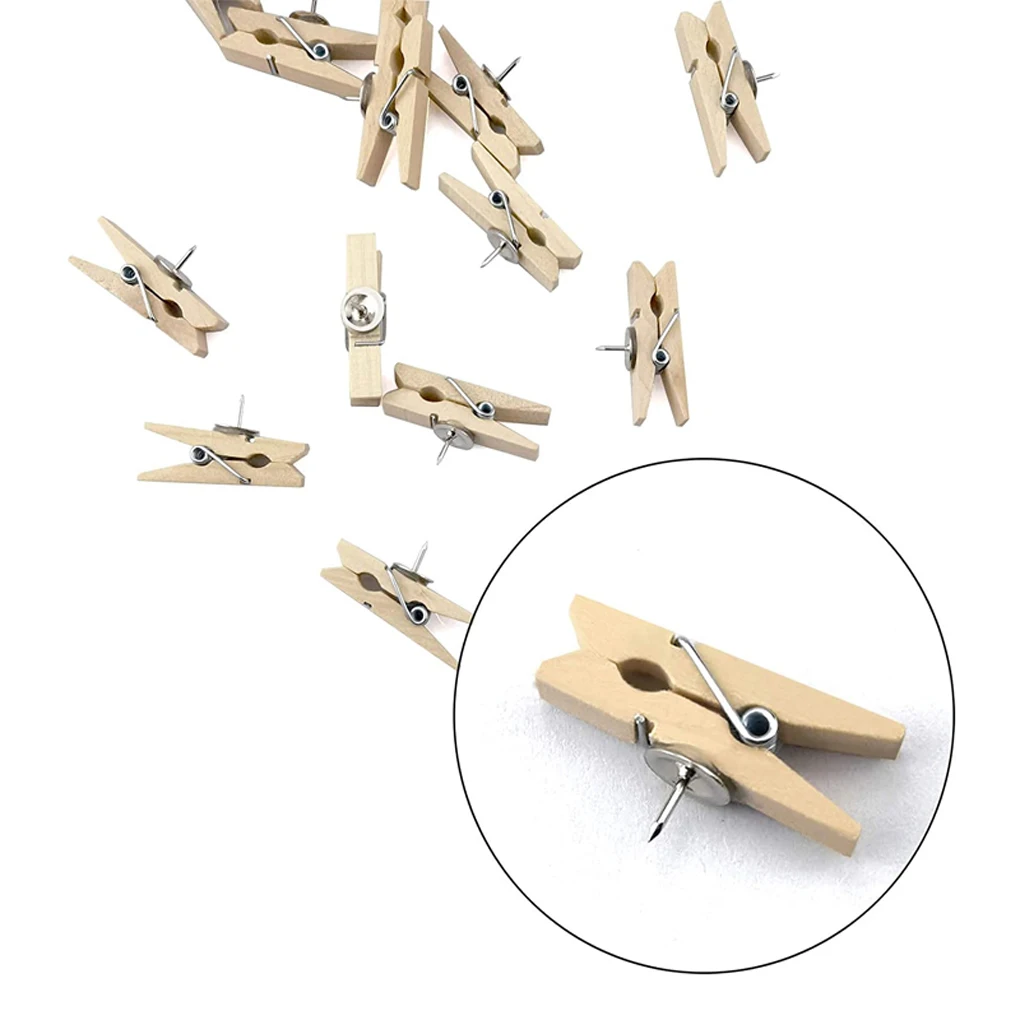 

Набор из 100 зажимов для фотоальбомов, записей, штырьков, бумажных прищепок, многоразовые прищепки для художественных картин, бытовые прищеп...