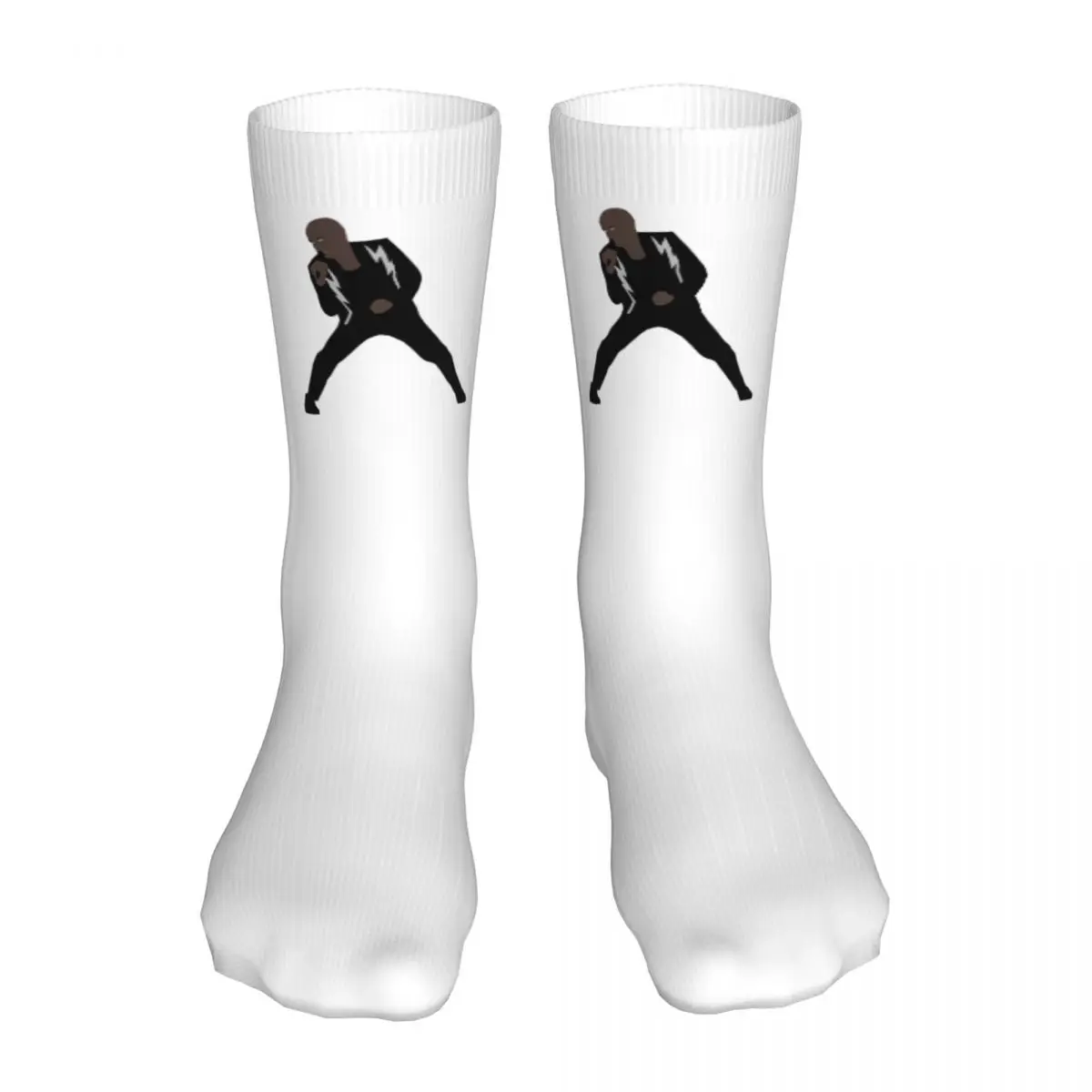 

Cool Johnny Hallyday French Rock Star Singer Sock Socks Men Women Polyester Stockings Customizable Design