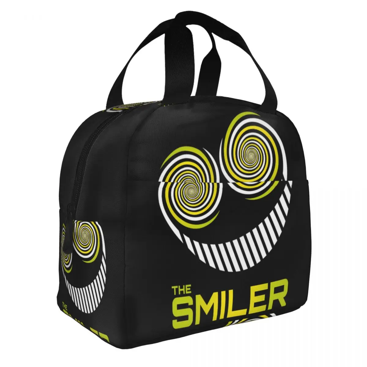 Фото Smiler Alton Towers Resort Park Изолированные сумки для обеда Большой контейнер для еды Сумка-холодильник Сумка-тоут Ланч-бокс Пляжный пикник Девушка Мальчик №2
