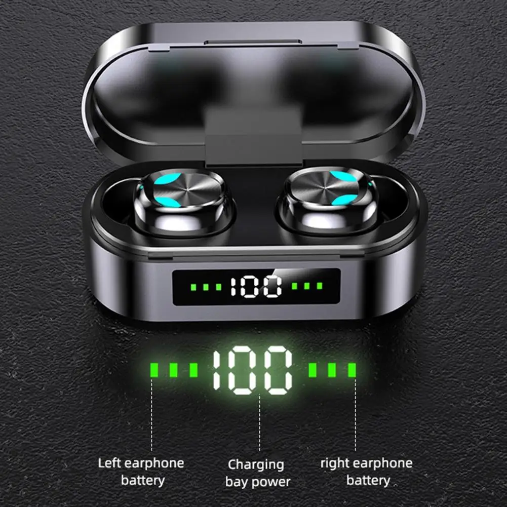 

S10 Fone Bluetooth Earphones Wireless Headphones Touch Control Sports Earbuds Mic Work On All Smartphones For Xiaomi Headset TWS