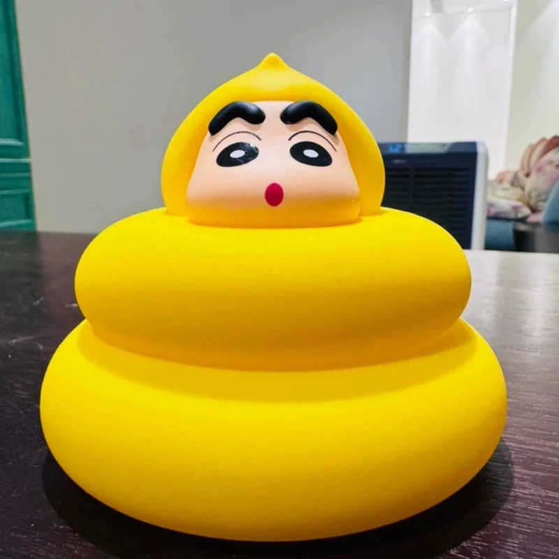 Фото 52TOYS Crayon Shinchan Poop Pat Light Surprise Blind Box: Милая мультяшная фигурка, модная игрушка, ночник, декор, подарок на день рождения для девочки №4