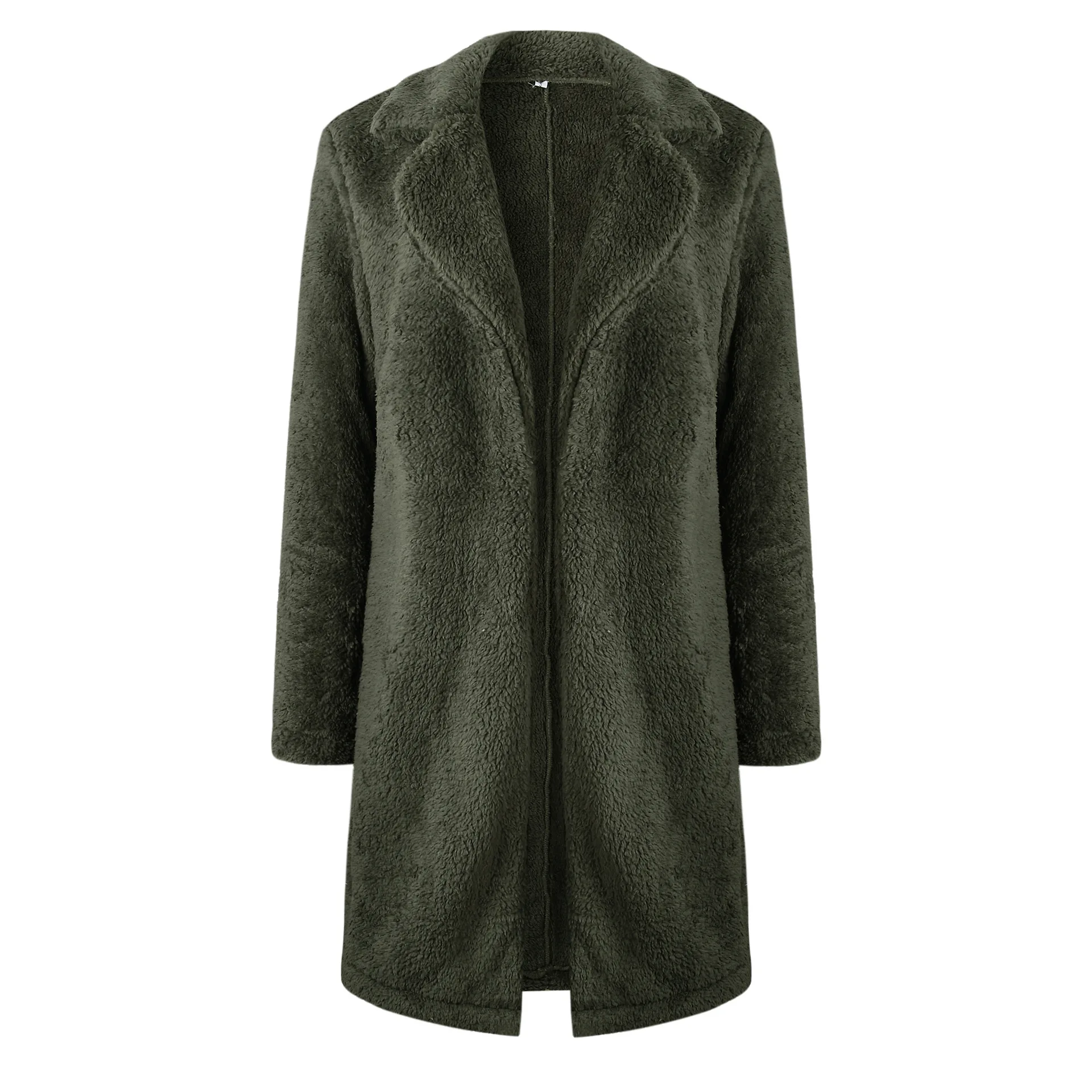 

2022 Autumn Long Winter Coat Woman Faux Fur Coat Women Warm Ladies Fur Teddy Jacket Female Plush Teddy Coat Outwear 1pc