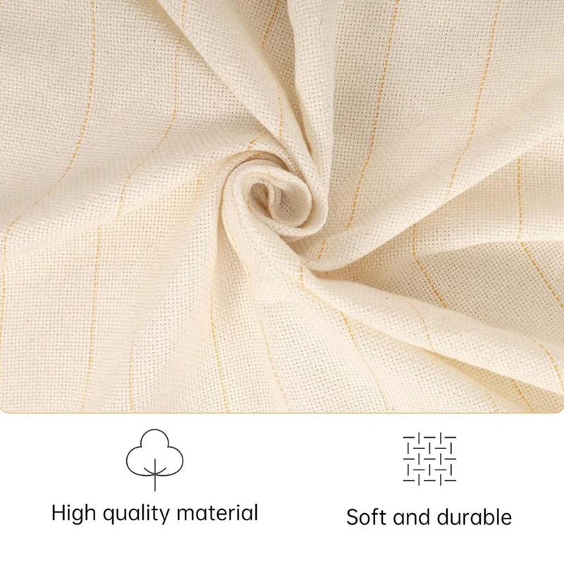 Ткань для тафтинга 98 x 59 дюймов с маркированными линиями ткань Monk перфорационной