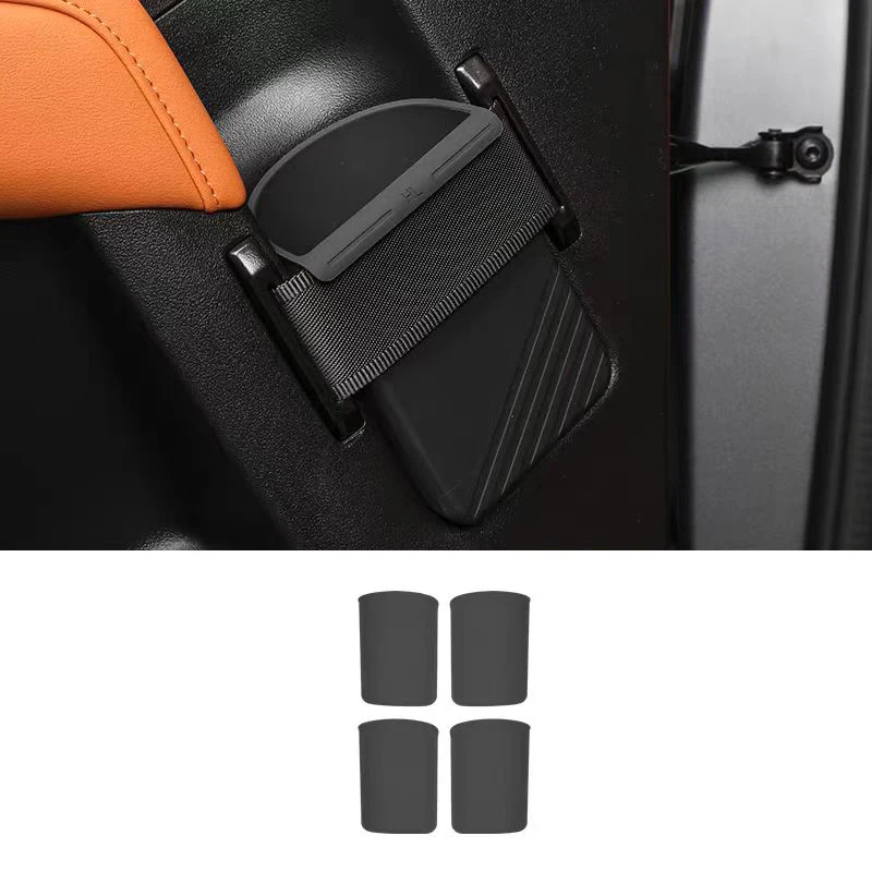 

Подходит для нового Haval H9 MKII 2025+, силиконовый ящик для хранения с ручкой внутри дверцы, коричневый четырехдверный ящик для хранения