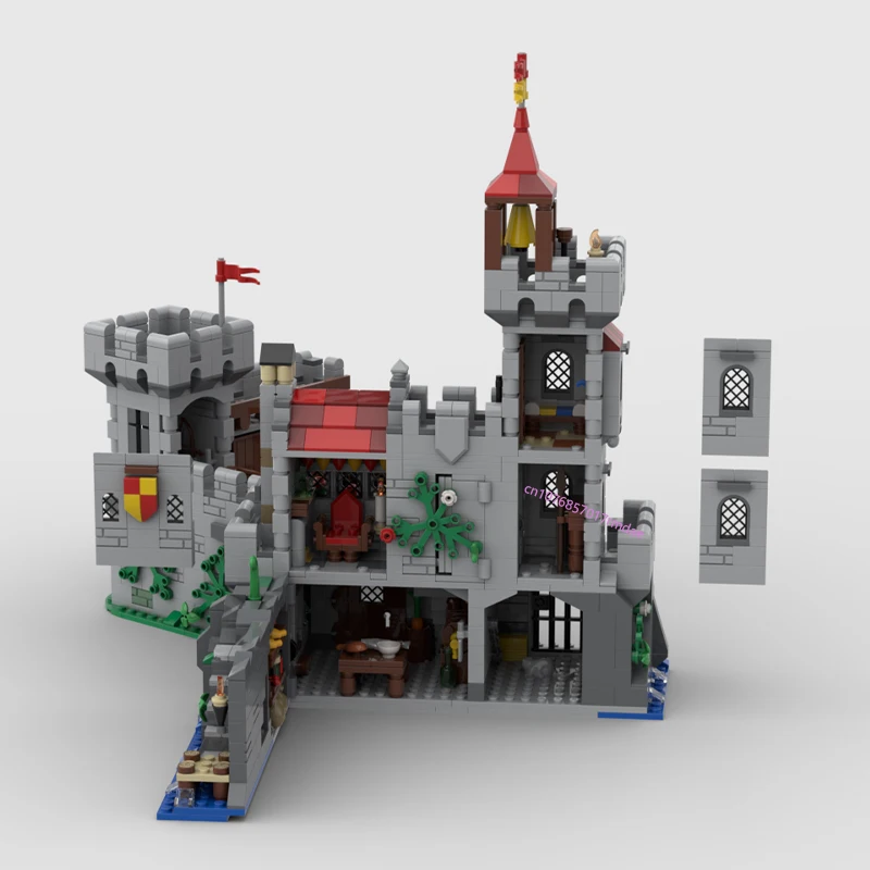 1516P Европейский средневековый уличный вид замок &quotсделай сам&quot креативная