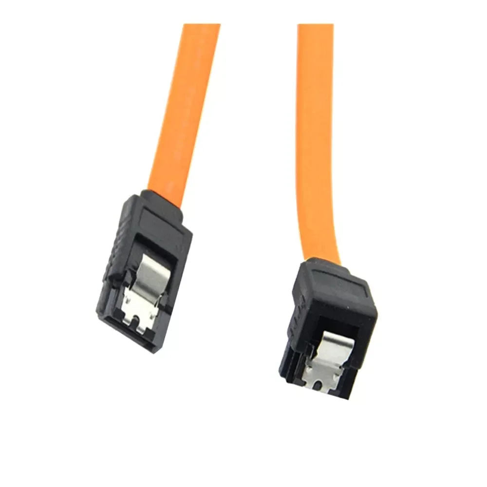

45CM SATA 3.0 III SATA3 6Gb / s SSD Hard Drive Data Direct / Right Angle Data Cables SATA Cable With Locking Clips Connectors
