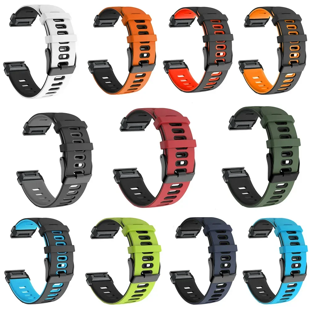 Тактический Ремешок Для Часов Quickfit Garmin X Delta 7 Pro MK2i MK2 MK1 Enduro 2 Силиконовый 22/26 Мм