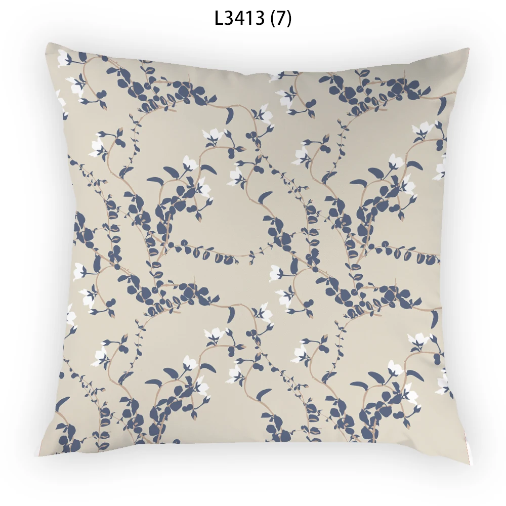 

Home Decor Polyster Linen Boho Style Colorful Sitting Cushion Velvet Decorative Pillows Floral Nordic Flower Cover Textile E2094