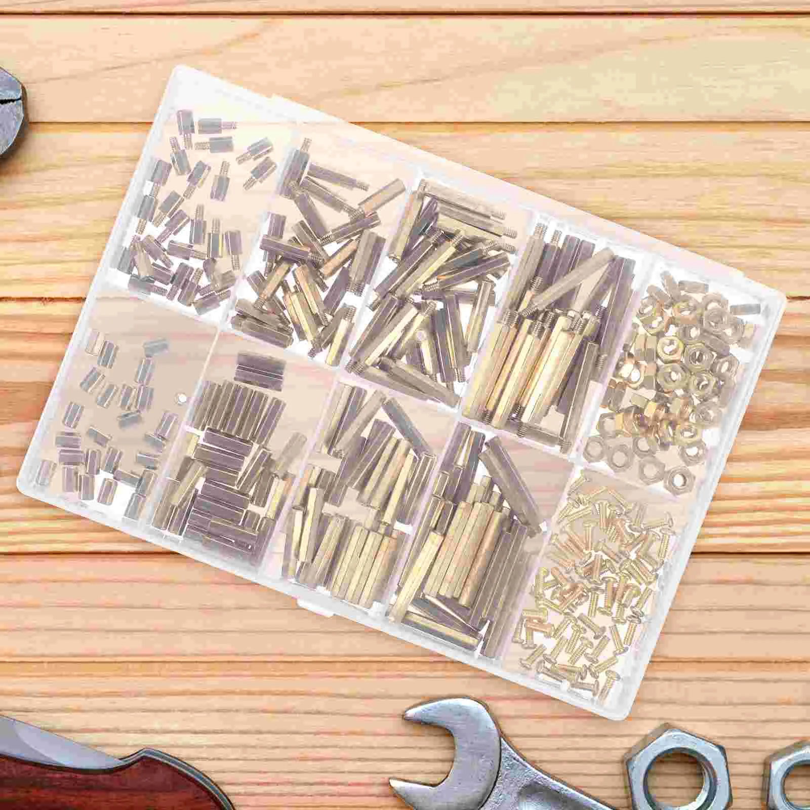 Шестиугольная медная колонна антиокислительный винт подставка для небольших