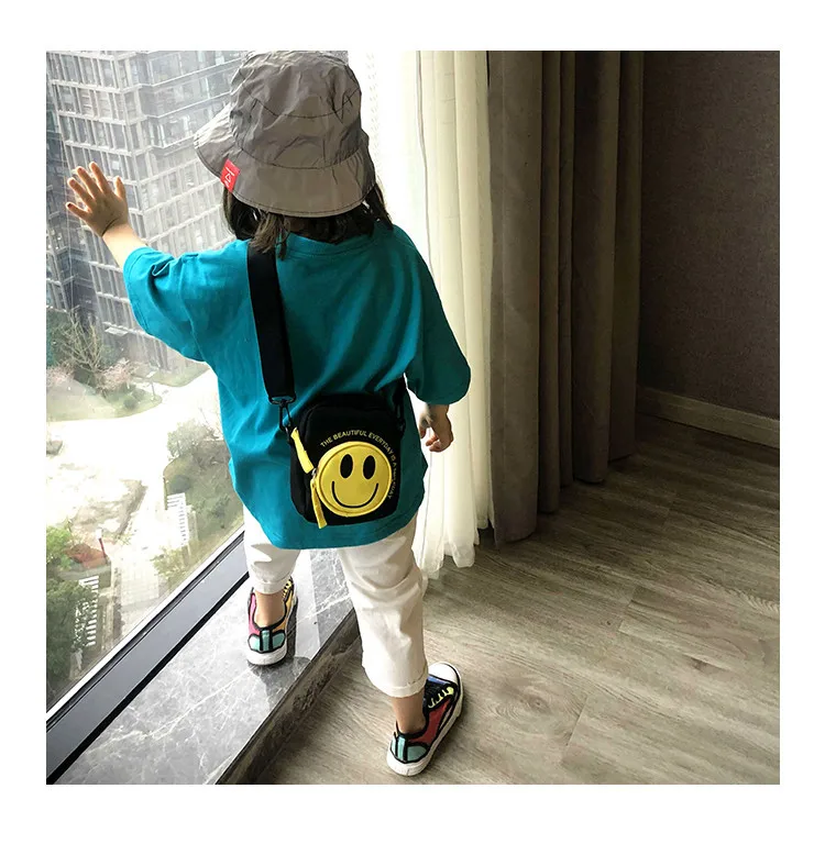 Повседневные детские сумки через плечо с мультипликационным рисунком детский