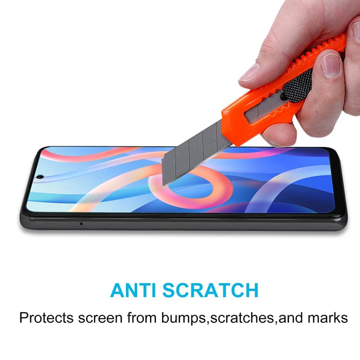 4Pcs Protective Glass For Poco X5 M4 F4 X3 Pro X3 NFC C40 C50 Screen Protector For Xiaomi Poco F3 GT Pro M3 X4 Pro 5G Glass