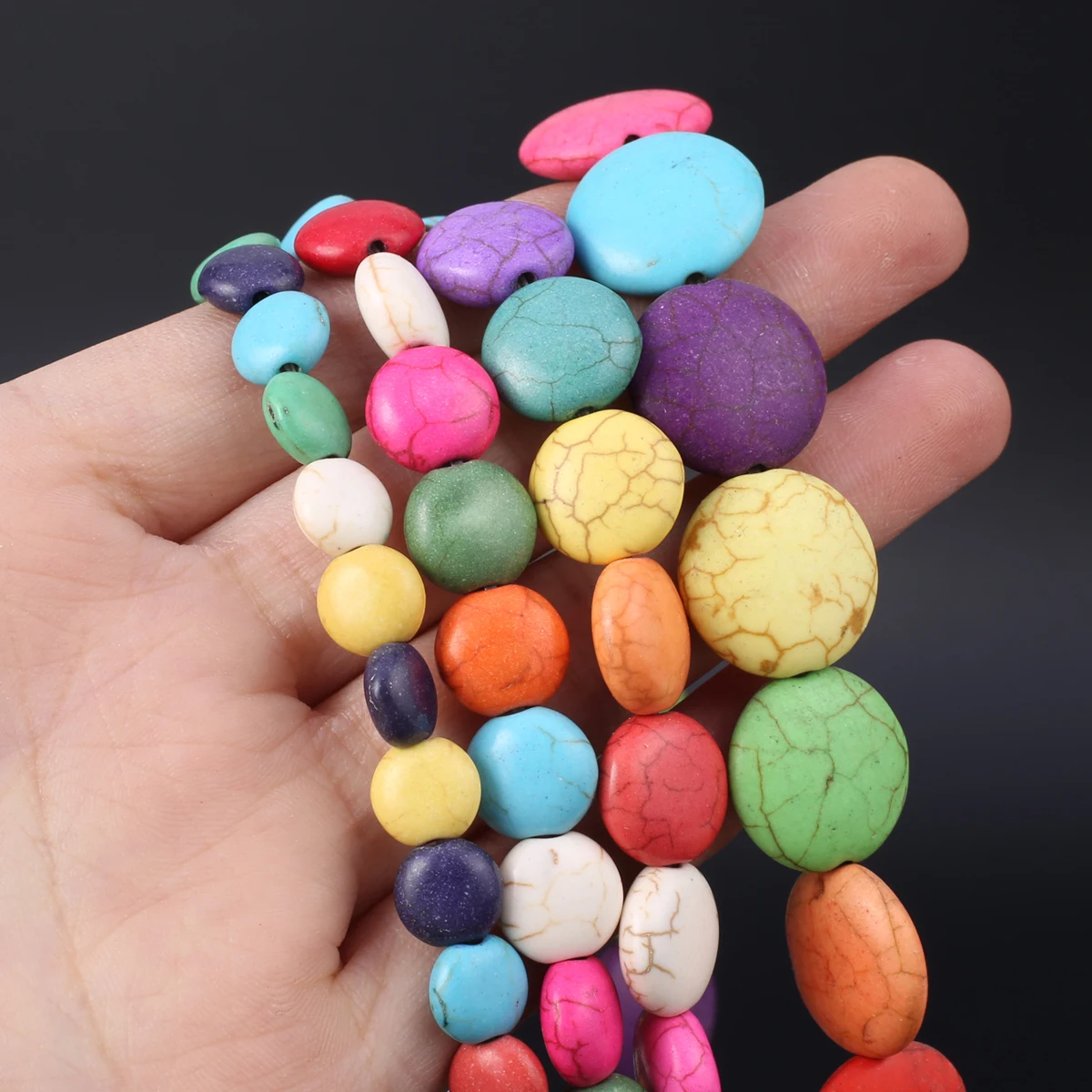 

Бусины из натурального камня, 10/16 мм