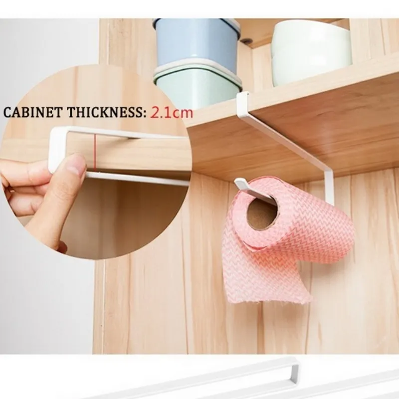 

Kitchen and Bathroom Gadgets Roll Paper Holder Paper Towel Holder Cling Film Fresh-keeping Bag Storage Rack Home Decoration Rack