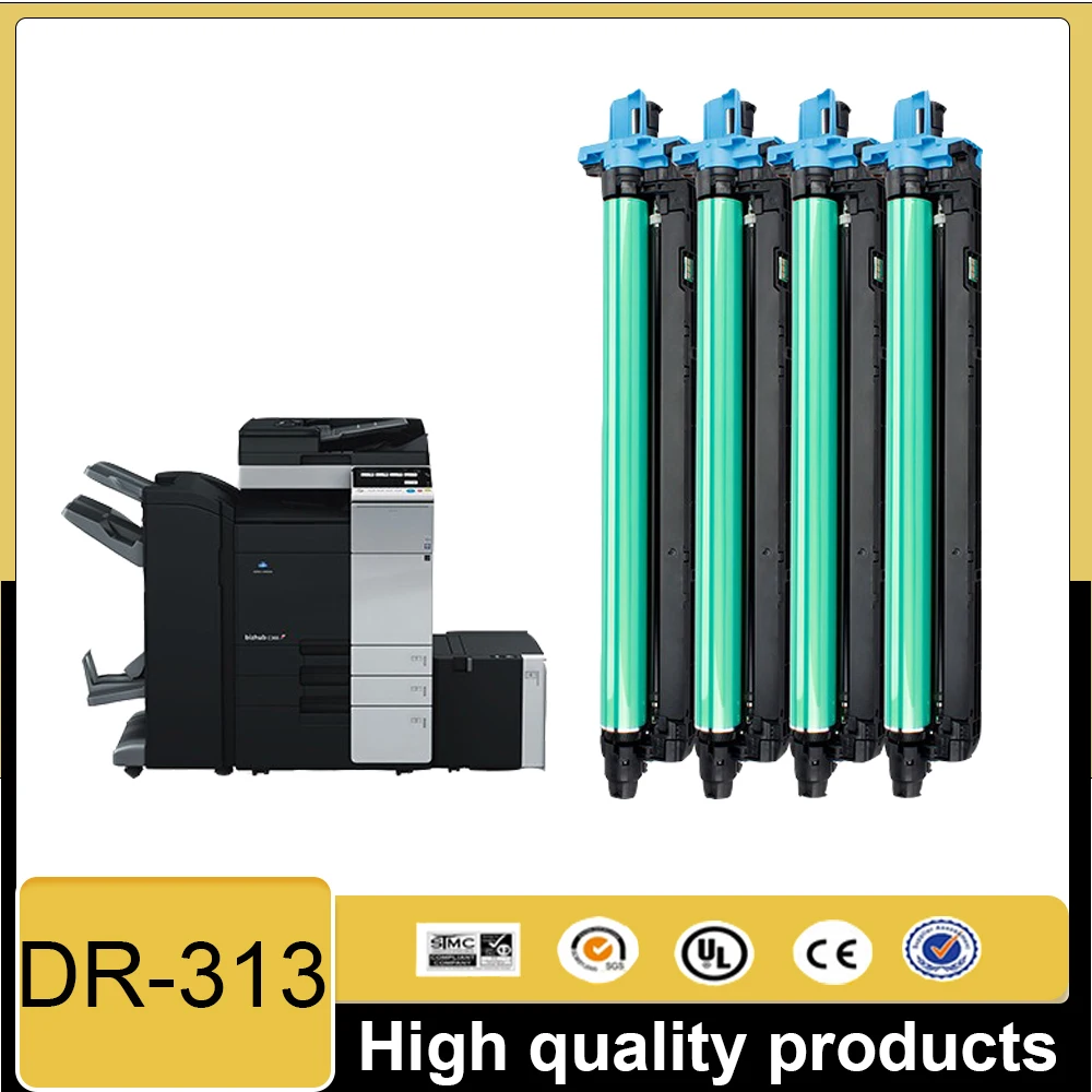 Фото Блок формирования изображения DR313K DR313 для KONICA MINOLTA Bizhub C258 C308 C368 C458 C558 C658 A7U40RD черный 120K A7U40TD CMY 90K №1
