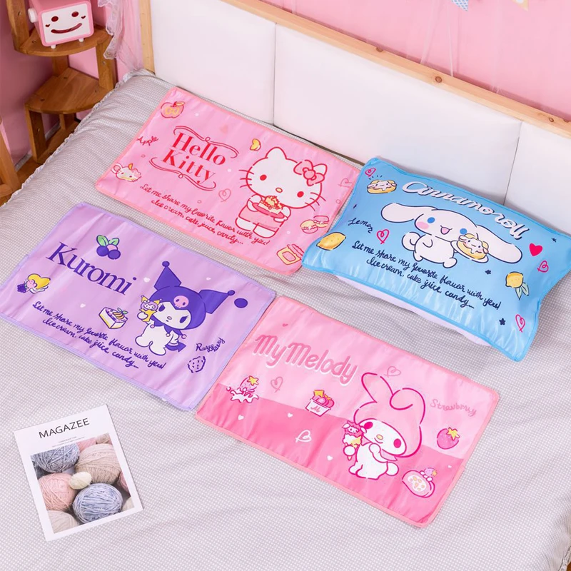 

Kawaii Sanrios аниме Kuromi Melody Cinnamoroll Наволочка Чехол для подушки с мультяшным принтом наволочка для кровати одинарные наволочки подарок