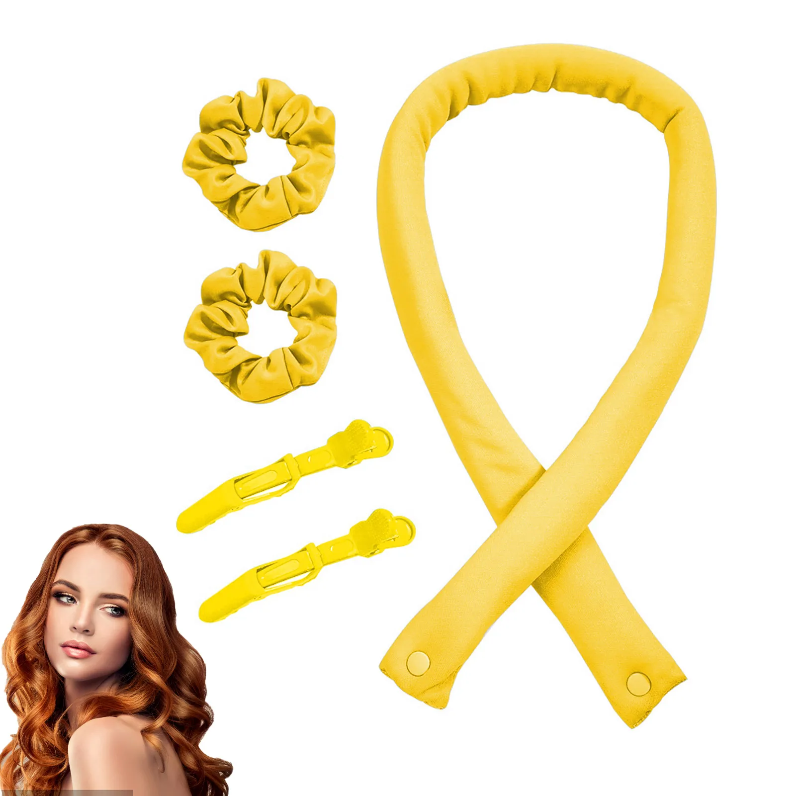 

Ободок для завивки без радиатора, ободок для завивки без радиатора, ободок для завивки без нагрева, подходит для натуральных волн