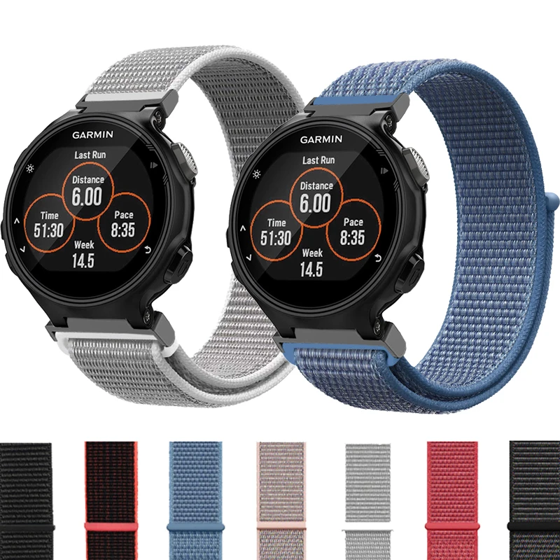 Ремешок нейлоновый для смарт-часов Garmin Forerunner 235 735xt 220 230 630 620 touchs20 S5 S6 - купить по