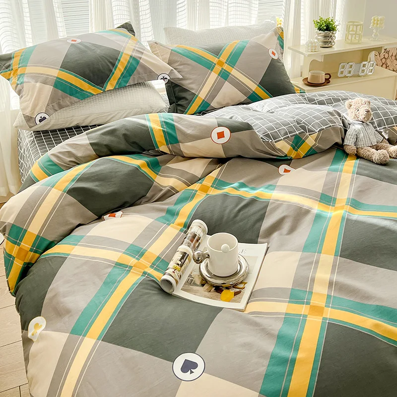 

Nordic Sling Bed 150 Stripes Kids Bedding Sets Duvet Cover Quilt Cover Bed Sheet Quilt Sets Bed Linen Comforter Sets 100 Cotton