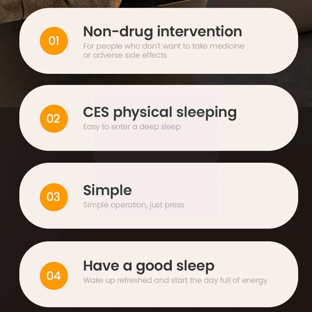 

1pc Insomnia Decompression Sleep Instrument Hand Warmer Intelligent Relief Anxiety Handheld Aid Tool Sleep Micro-current A5l2