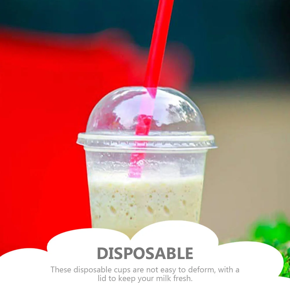 

Cups Cup Clearplastic Bottlelids Disposabletea Dome Drinking Ice Dessert Drinks Drink Cold Reusable Bottles Tumbler Beverage
