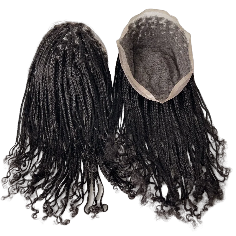 14-дюймовая замена бразильских девственных человеческих волос # 1b Черный длинный